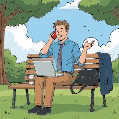 von überall aus mit der bekannten Büronummer telefonieren